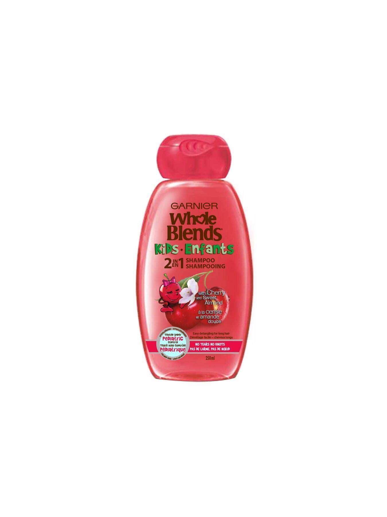 garniershampoowholeblendskidscherrysweetalmond2in1shampoo250ml3600542220606t1